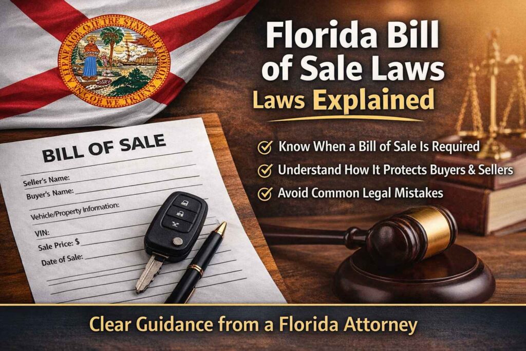 Florida Bill of Sale Laws Explained